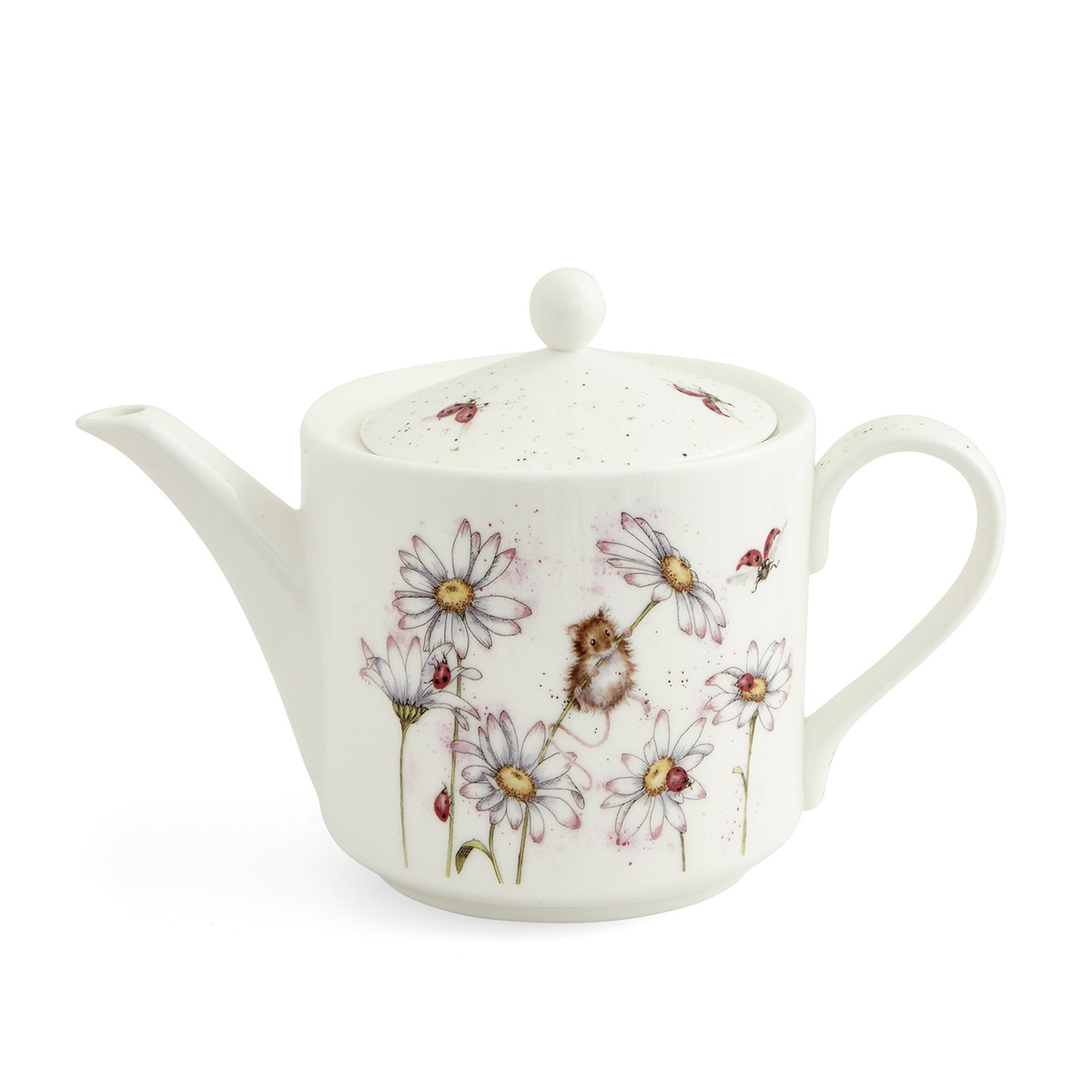 Wrendale Designs Teapot 2pt Opps A Daisy image number null